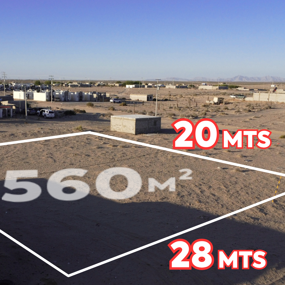 Terreno 560m2 Fuéllega